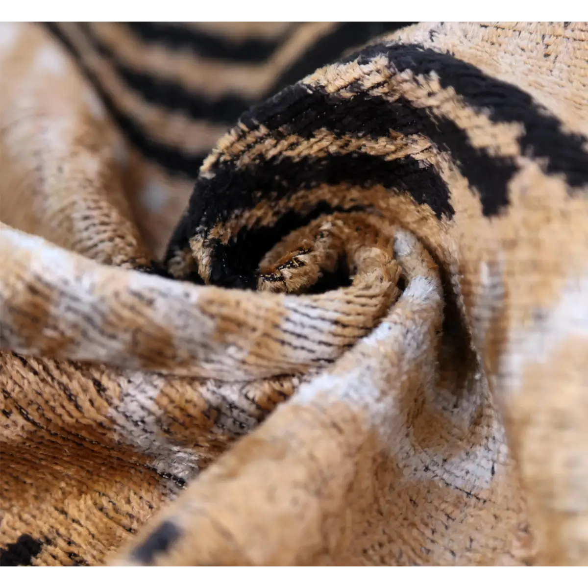 Luxury Earth-Tone Silk Velvet Throw Pillow 16x24 – Handmade Tribal Modern Geometric Lumbar - Canvello