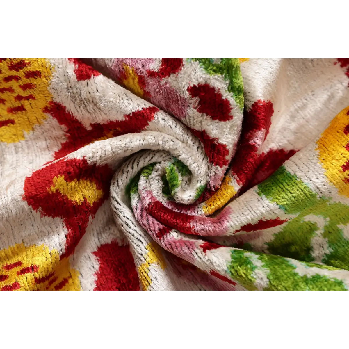 Luxury Floral Silk Velvet Lumbar Pillow 16x24 | Handmade & Vegetable Dyed - Canvello