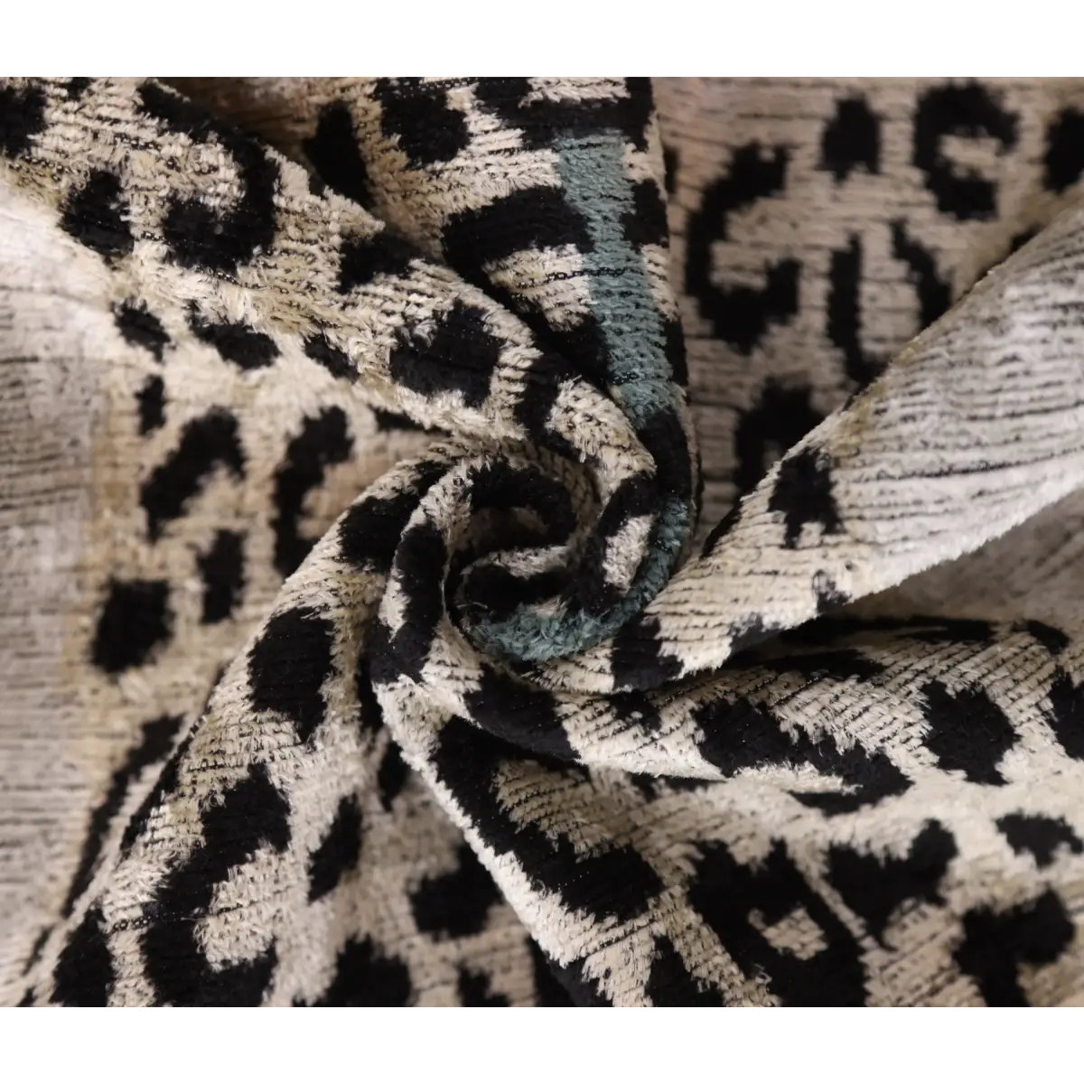 Luxury Leopard Print Silk Velvet Throw Pillow 16x24 – Handmade Animal Motif Lumbar Cushion - Canvello
