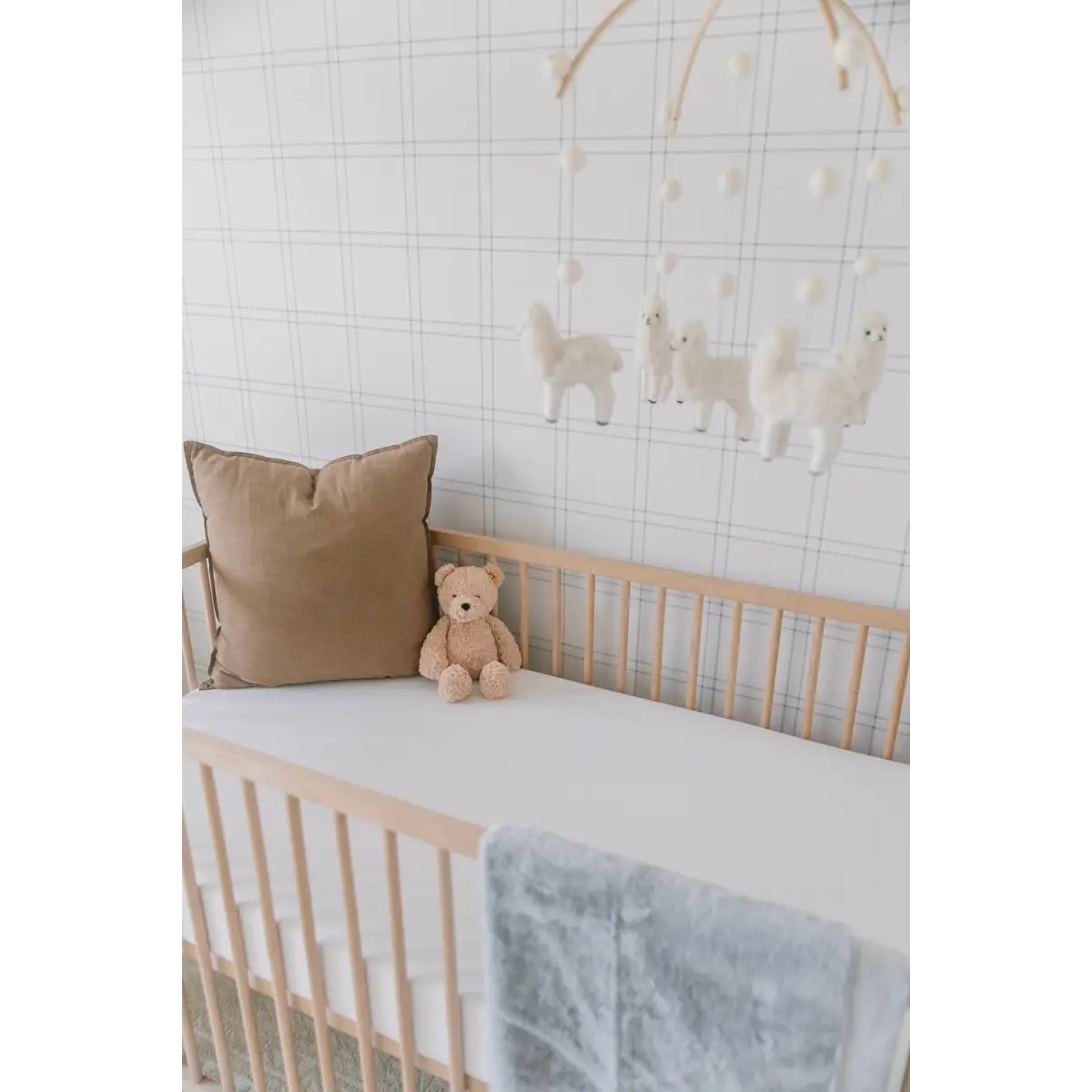 Lyle Wallpaper - Pastel Check for Baby - by Megan Cabaj - Loomwell Home Goods