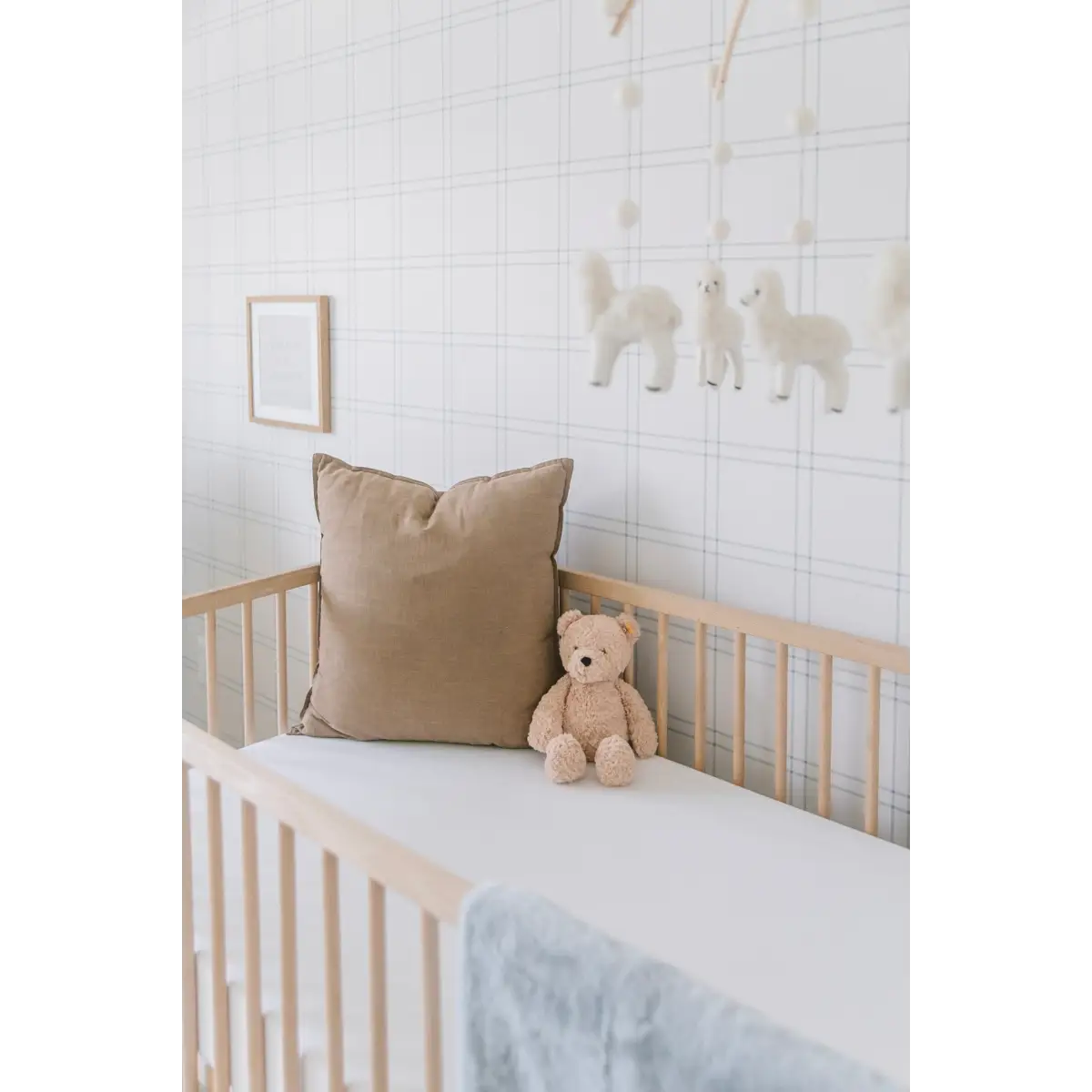 Lyle Wallpaper - Pastel Check for Baby - by Megan Cabaj - Loomwell Home Goods