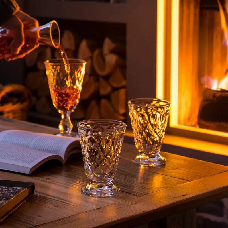 Lyonnais Wine Glass Grey Set-6 - La Rochere NA