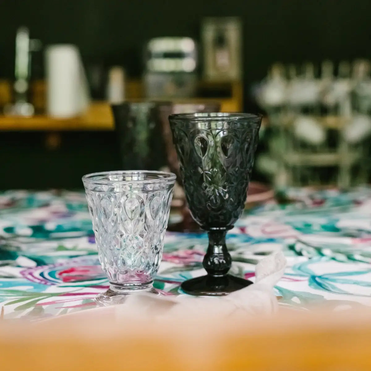 Lyonnais Wine Glass Grey Set-6 - La Rochere NA