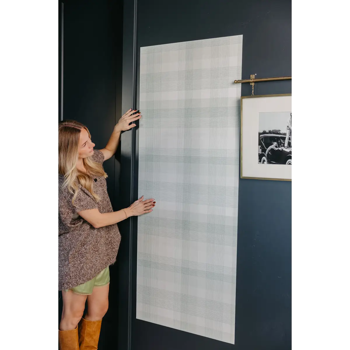 Mack Wallpaper - Subtle Plaid - by Aynsley Ovard x Bloomery Decor - Loomwell Home Goods