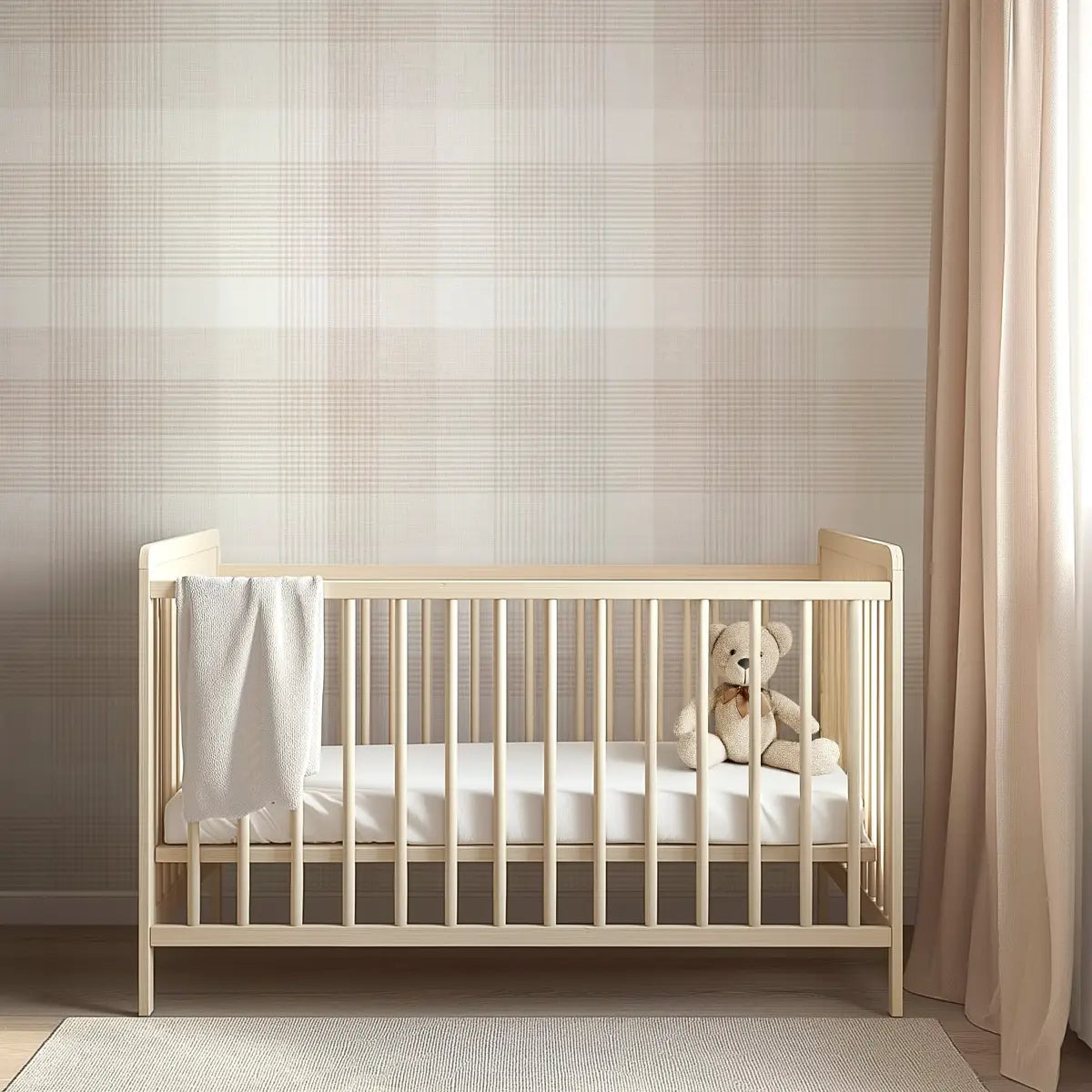 Mack Wallpaper - Subtle Plaid - by Aynsley Ovard x Bloomery Decor - Loomwell Home Goods
