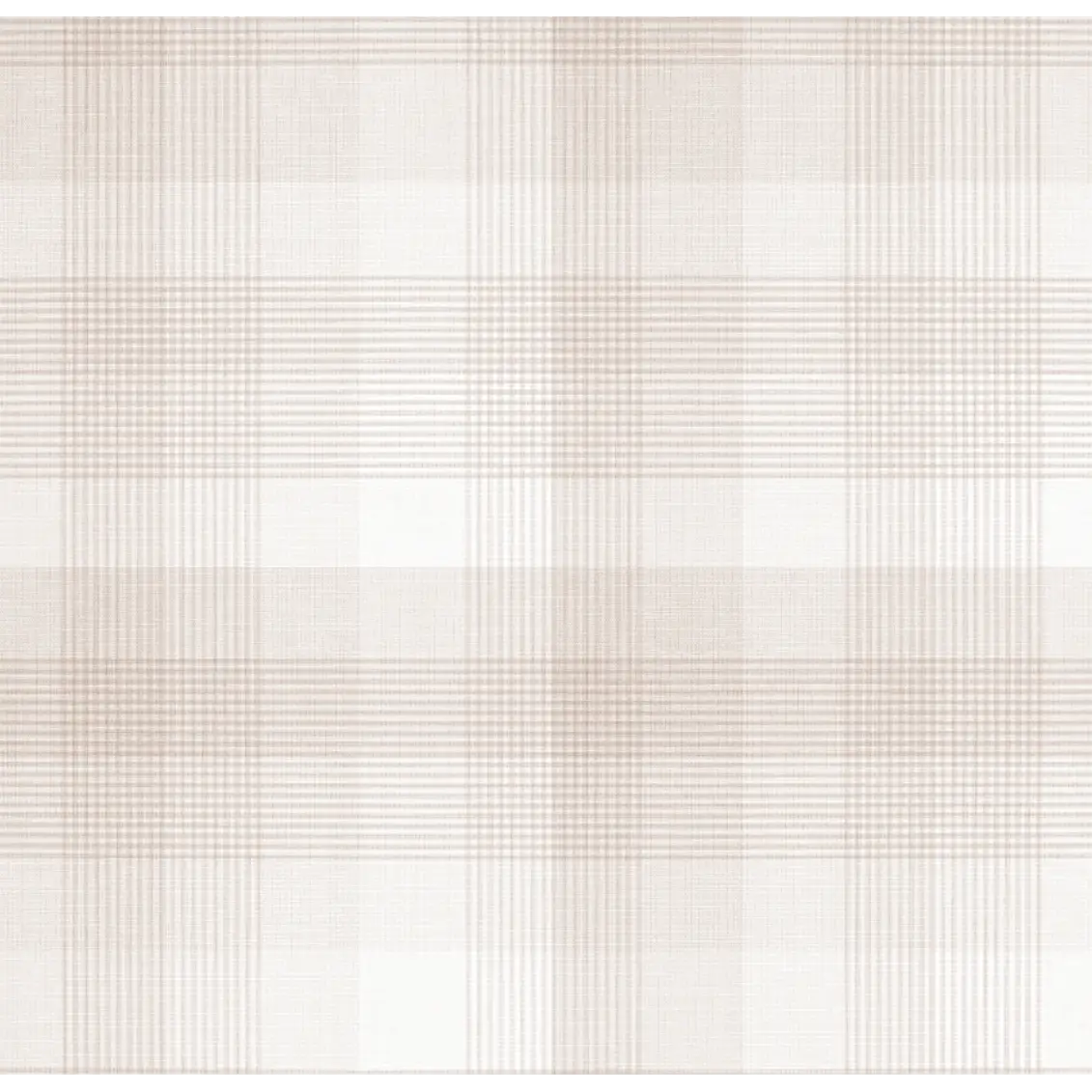 Mack Wallpaper - Subtle Plaid - by Aynsley Ovard x Bloomery Decor - Sample 1 foot by 1 foot / Beige - Loomwell Home