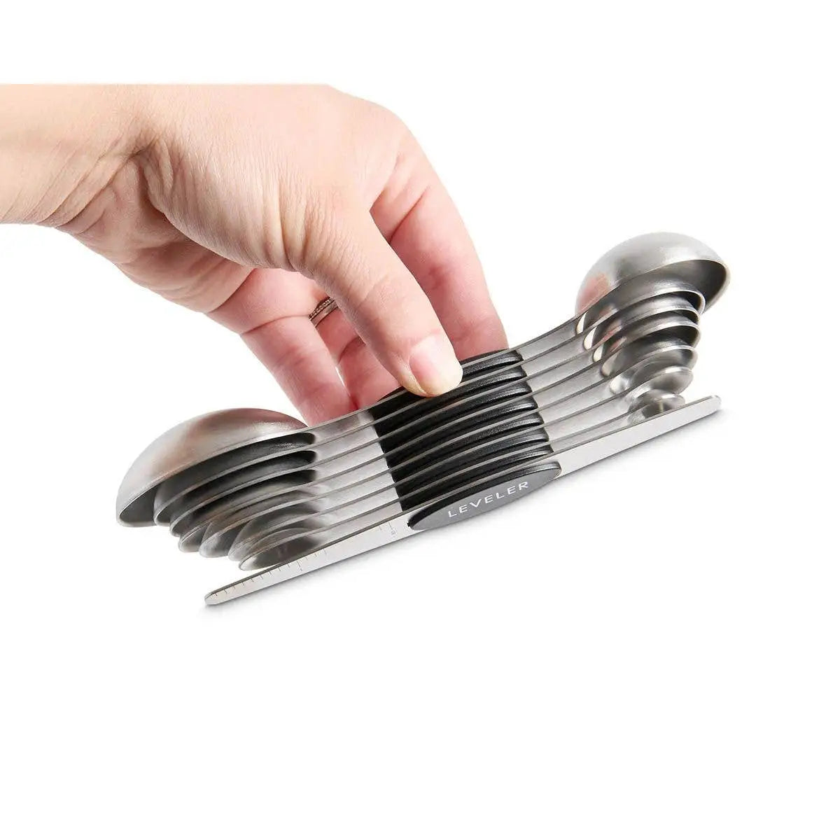 Magnetic Measuring Spoons with Leveler - HIC - Harold Import Co.