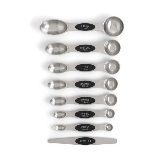 Magnetic Measuring Spoons with Leveler - HIC - Harold Import Co.