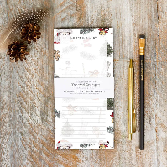 Magnetic Shopping List - All Things Jolly - Christmas - Toasted Crumpet (US Duties Paid)