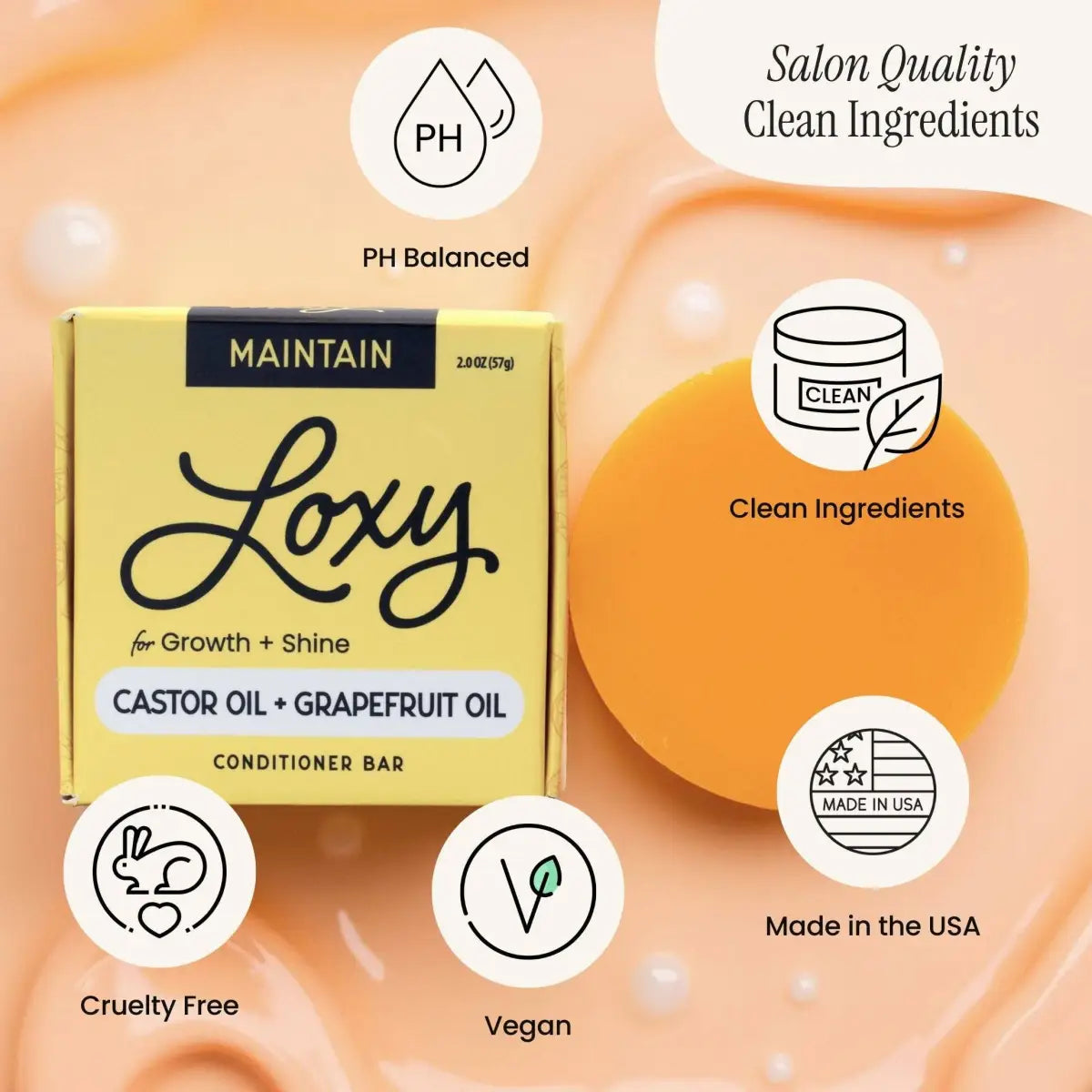 Conditioner Bar - MAINTAIN for Growth and Shine - Loxy