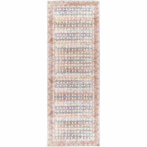 Tapis lavable vieilli Rust Maligaya - Liquidation