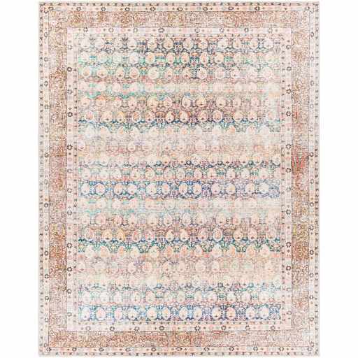 Tapis lavable vieilli Rust Maligaya - Liquidation