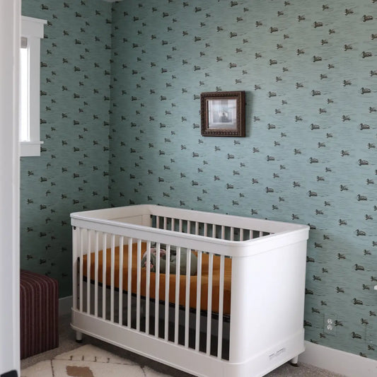 Mallard Wallpaper - Swimming Ducks - by Cassandra Zaniboni - Loomwell Home Goods