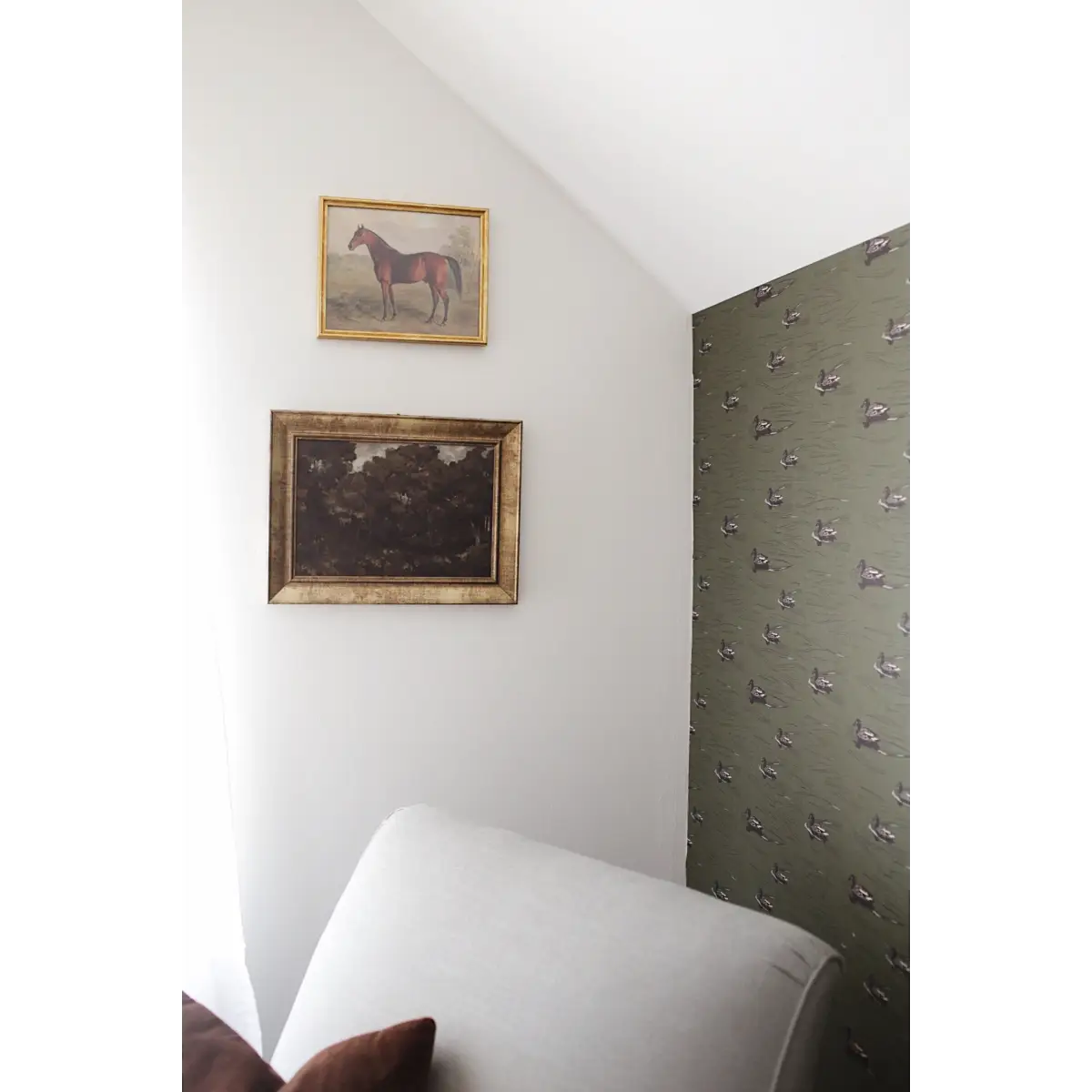 Mallard Wallpaper - Swimming Ducks - by Cassandra Zaniboni - Loomwell Home Goods