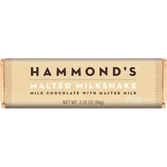 Malted Milkshake - Milk Chocolate Candy Bar - Hammond’s Candies