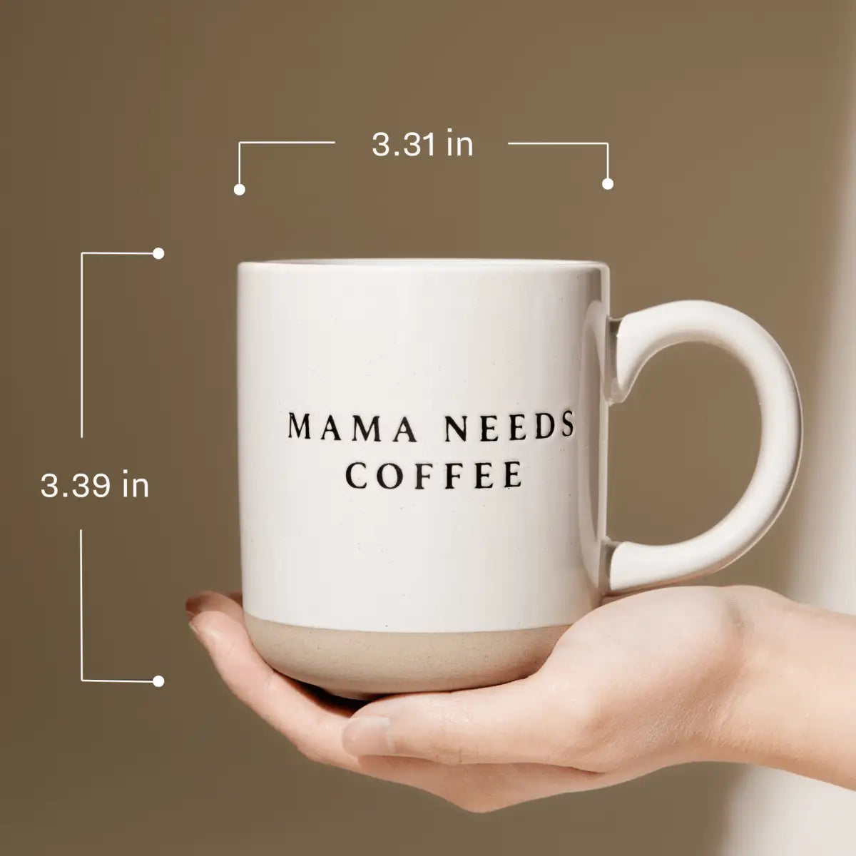 Mama Needs 14oz. Coffee Stoneware Coffee Mug - Sweet Water Decor
