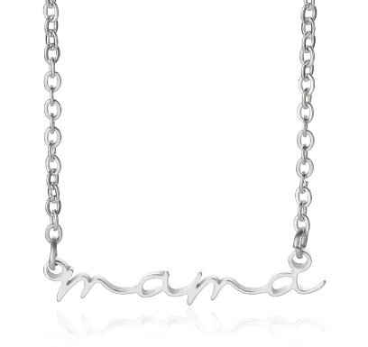 Magnifique collier MaMa en or ou en argent