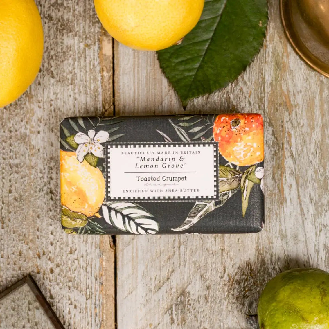 Luxury Bar Soap - Mandarin & Lemon Grove - Toasted Crumpet (We Pay All US Duties & Tariffs)