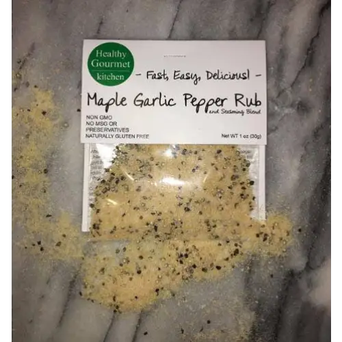 Spice Rub - Maple Garlic Black Pepper - Healthy Gourmet Kitchen