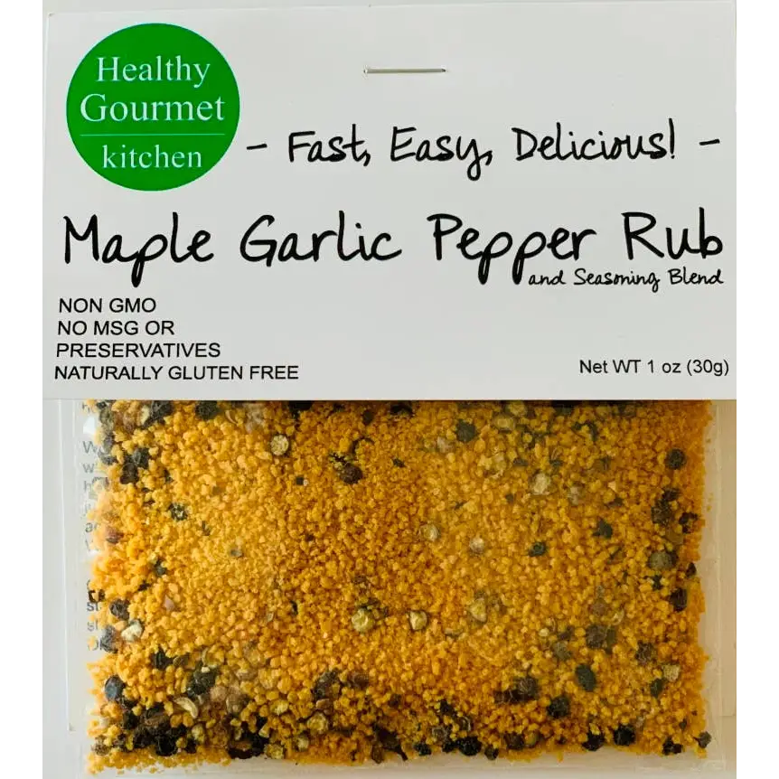 Spice Rub - Maple Garlic Black Pepper - Healthy Gourmet Kitchen