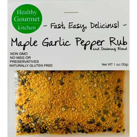 Spice Rub - Maple Garlic Black Pepper - Healthy Gourmet Kitchen