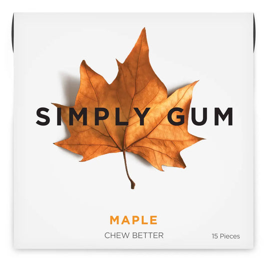 Simply Gum - Maple - All-Natural Chewing Gum - Simply Gum