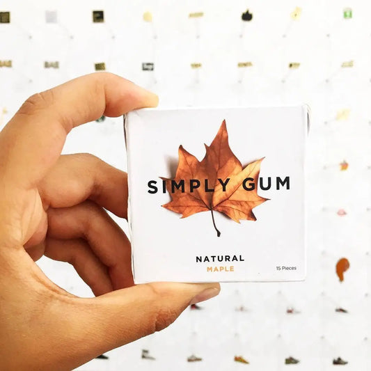 Maple Natural Chewing Gum - Simply Gum