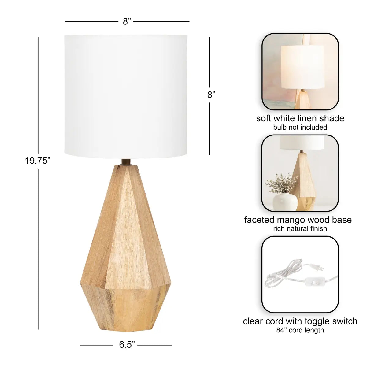 Marcedes Modern Metal Table Lamp - kateandlaurel
