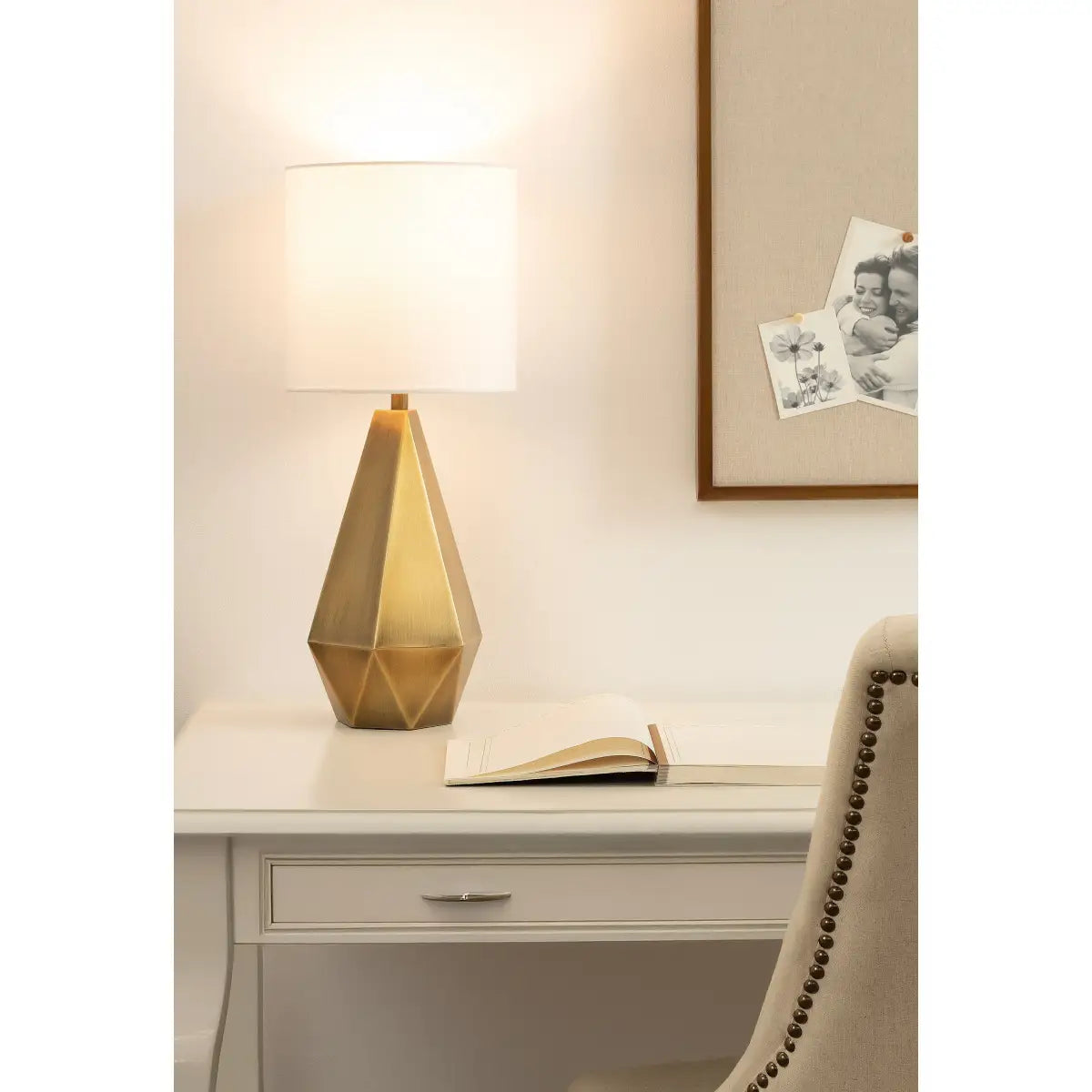 Marcedes Modern Metal Table Lamp - kateandlaurel