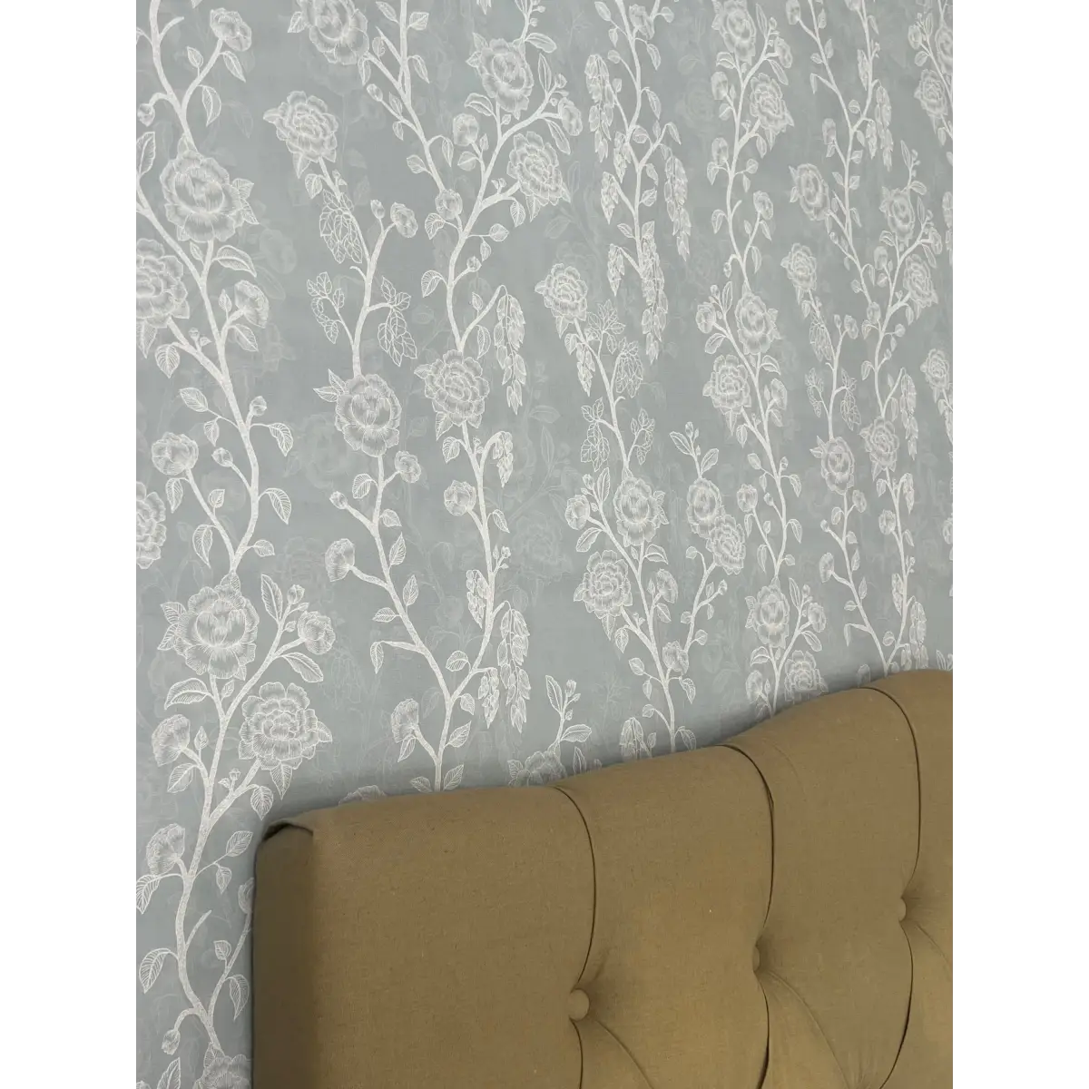 Marina Wallpaper - Natural Roses - by Bloomery Decor - Loomwell Home Goods
