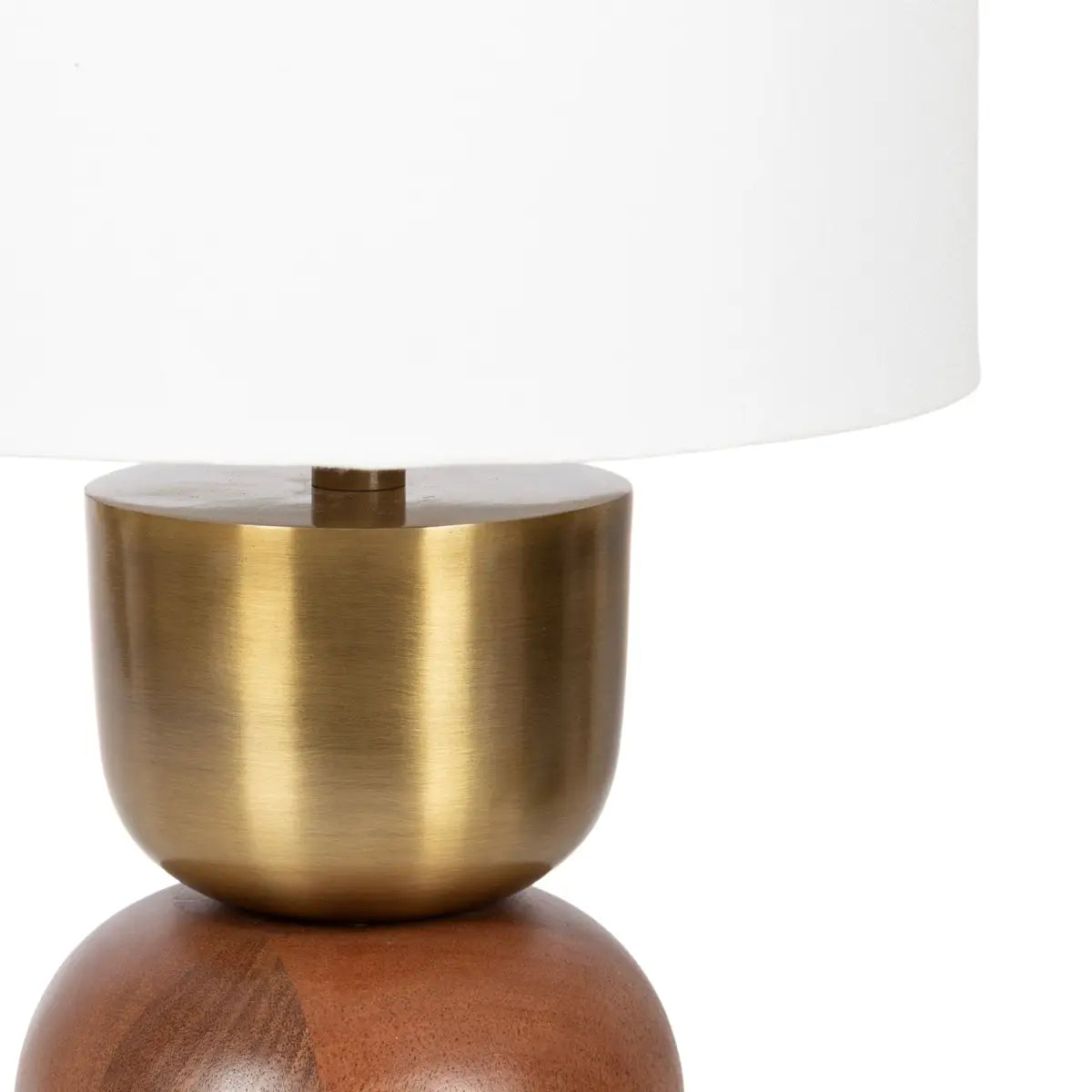 Marley Modern Wood and Metal Table Lamp - kateandlaurel