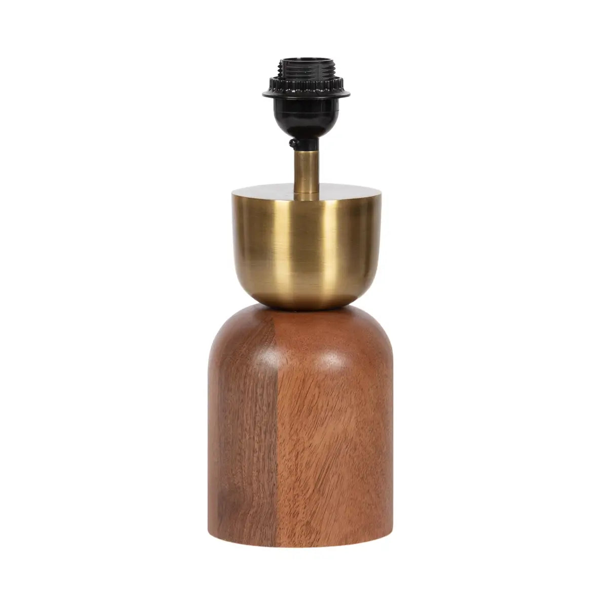 Marley Modern Wood and Metal Table Lamp - kateandlaurel