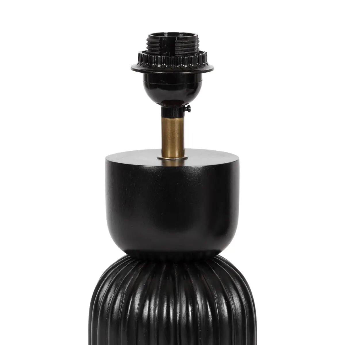 Marley Modern Wood and Metal Table Lamp - kateandlaurel