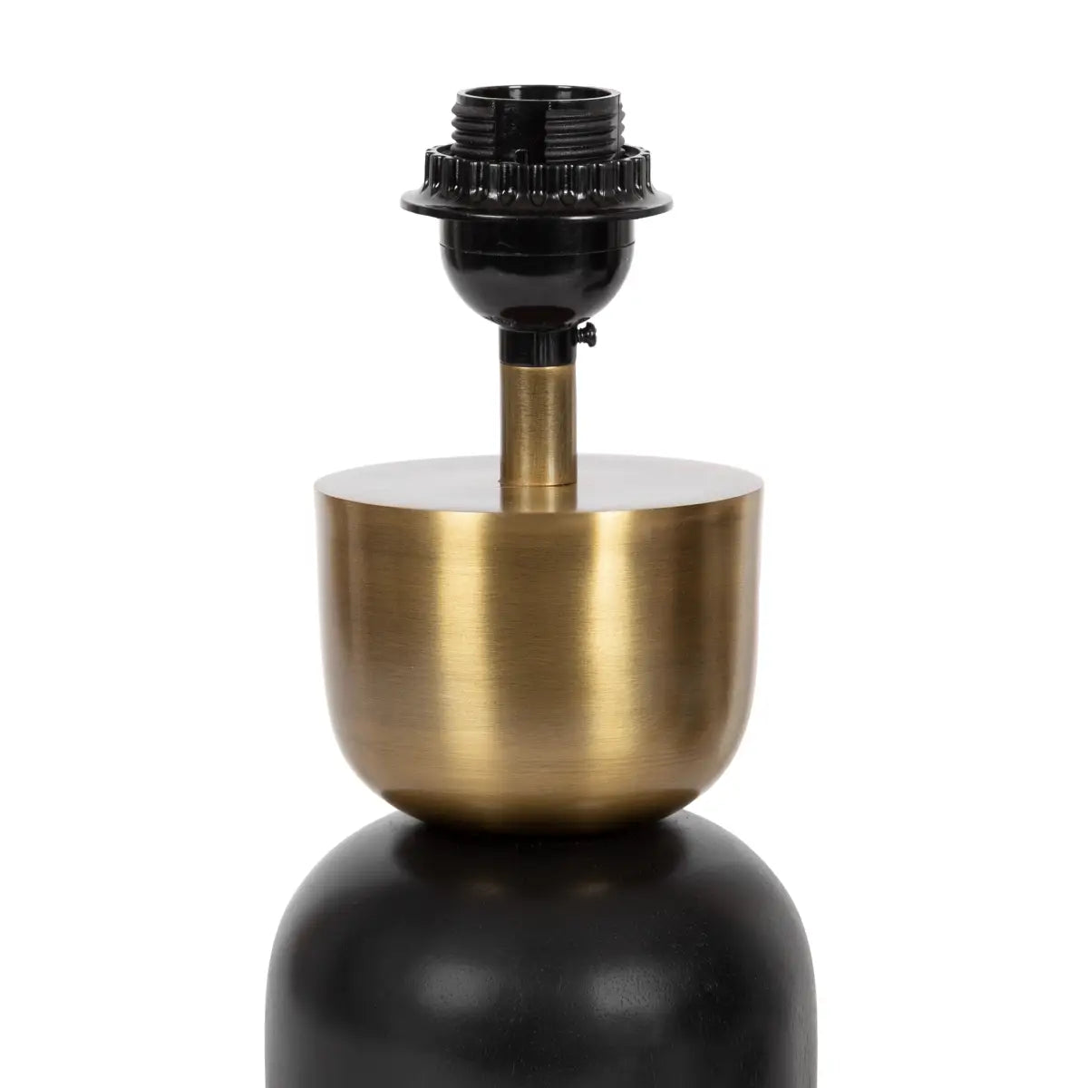 Marley Modern Wood and Metal Table Lamp - kateandlaurel