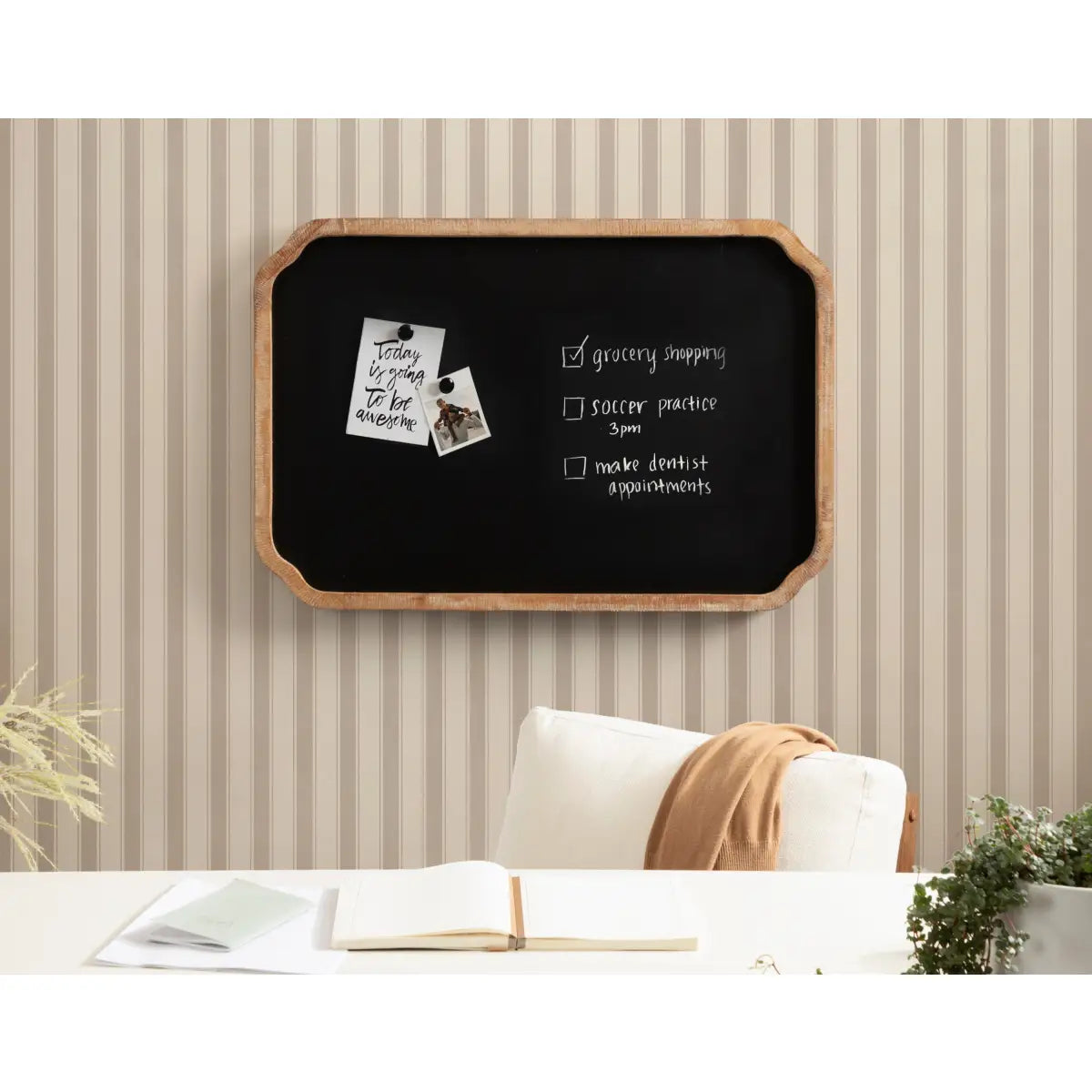 Marston Wood Framed Chalkboard - kateandlaurel