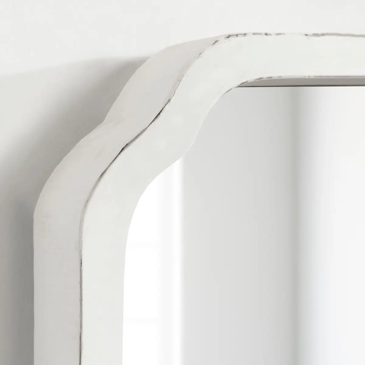 Marston Wood Wall Mirror with Rounded Corners - kateandlaurel