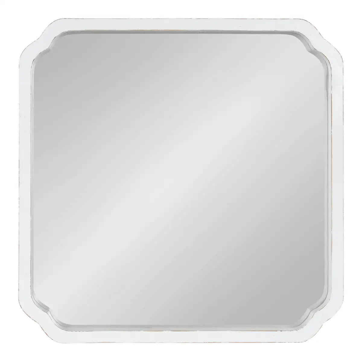 Marston Wood Wall Mirror with Rounded Corners - kateandlaurel