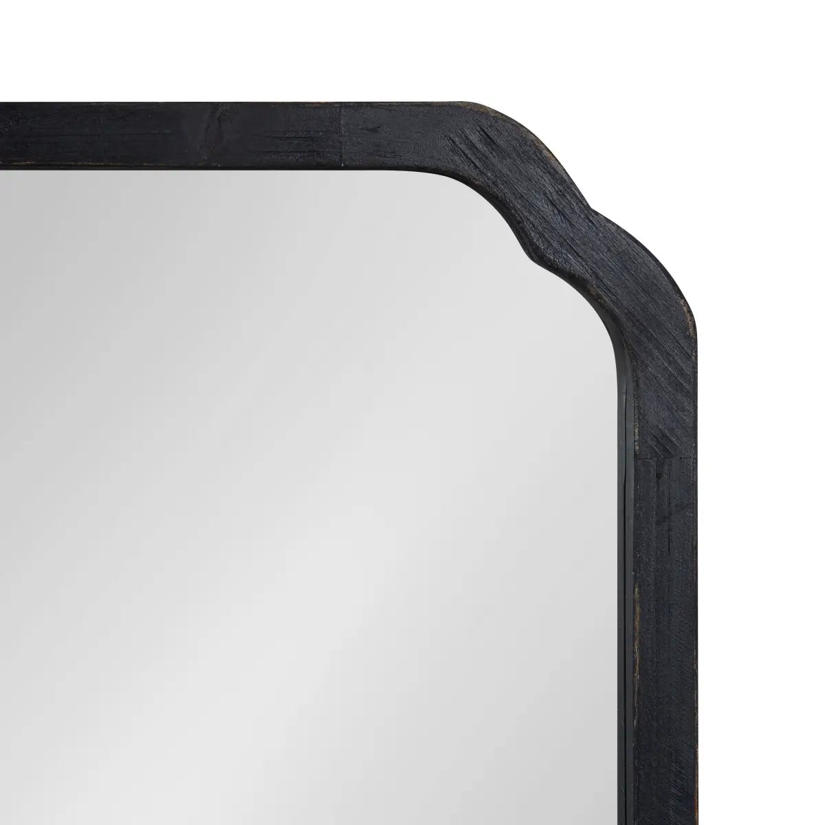 Marston Wood Wall Mirror with Rounded Corners - kateandlaurel