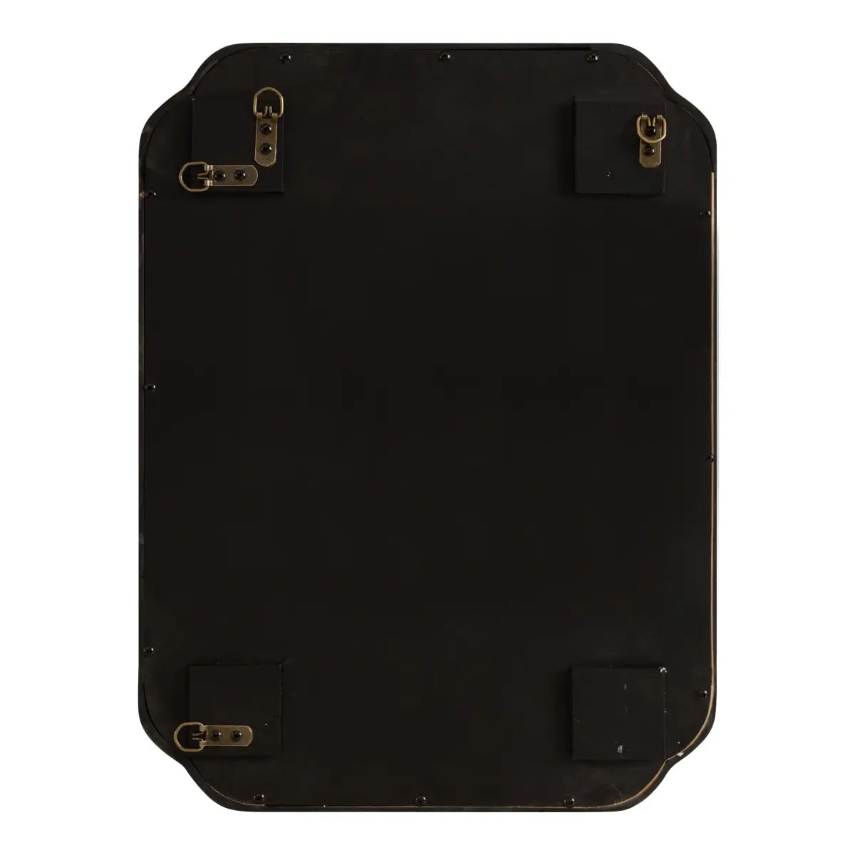Marston Wood Wall Mirror with Rounded Corners - kateandlaurel