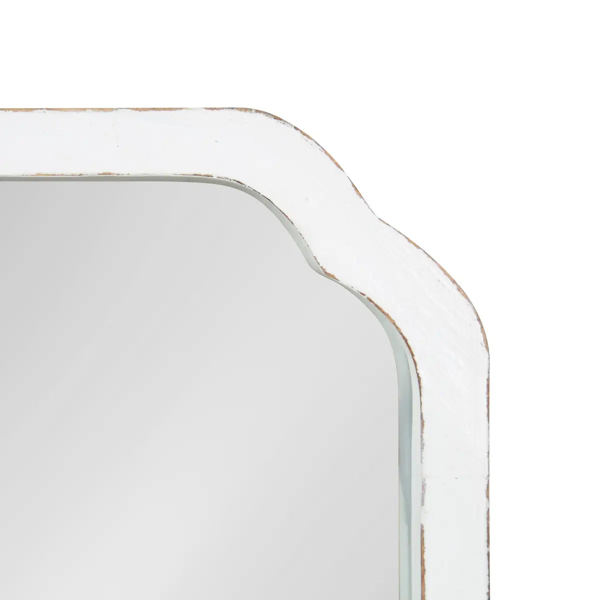 Marston Wood Wall Mirror with Rounded Corners - kateandlaurel