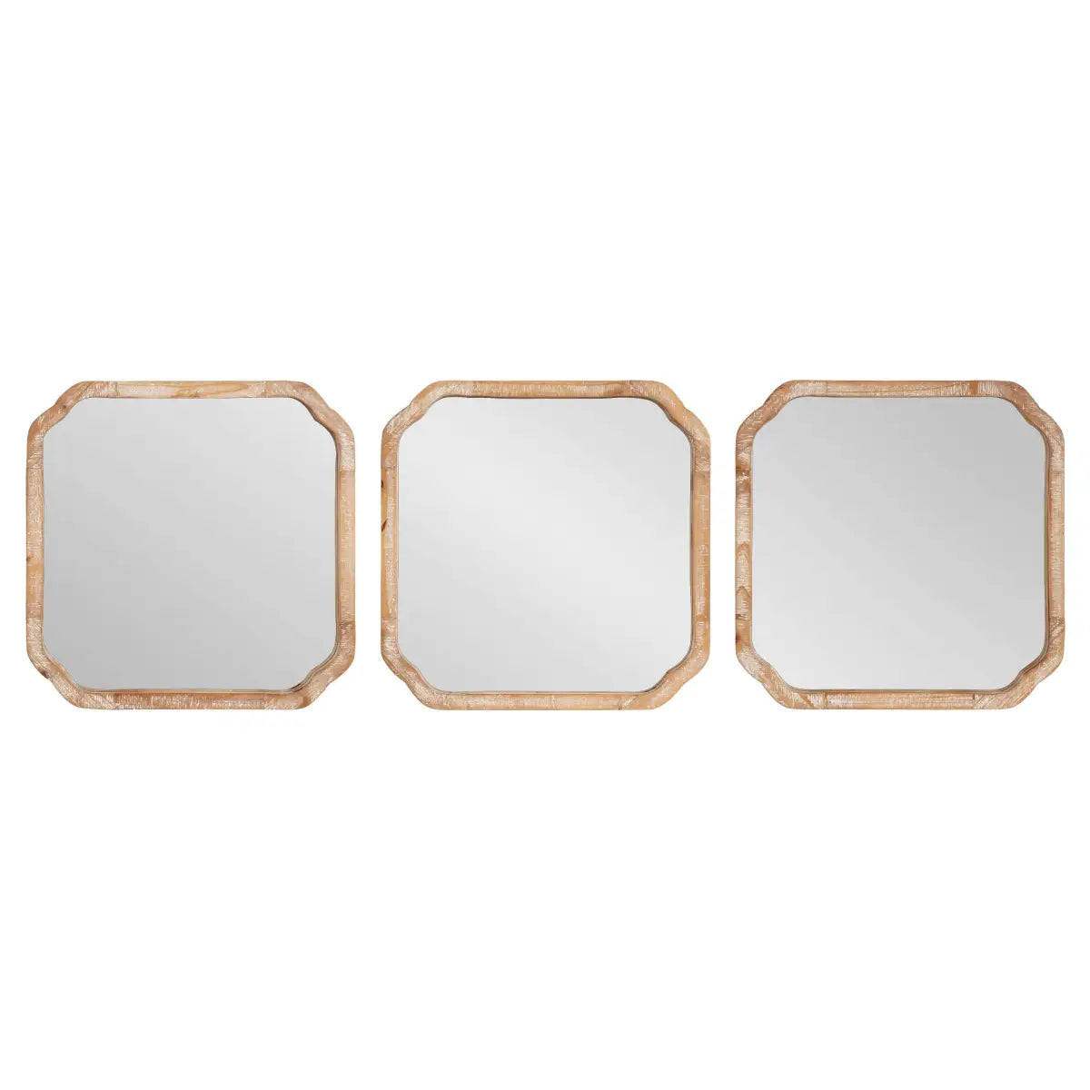 Marston Wood Wall Mirrors - Set of 3 - kateandlaurel