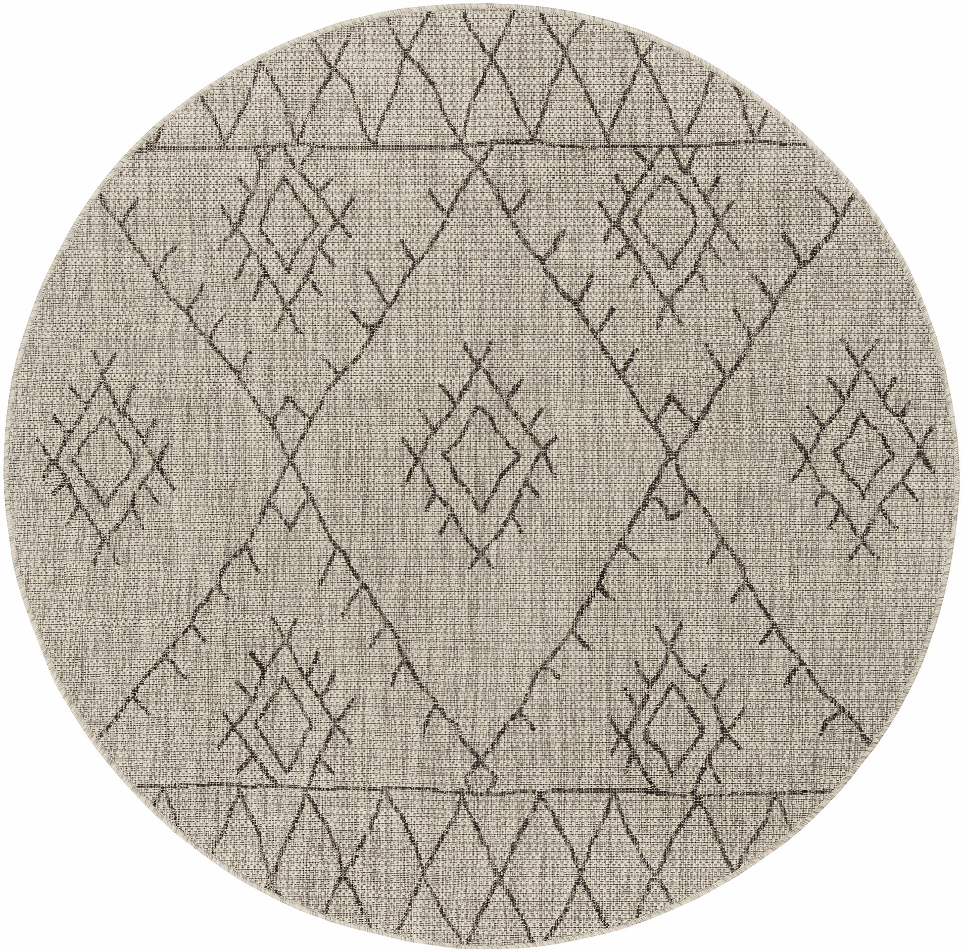 Marwood Outdoor Rug - 6’7’’ Round - Boutique Rugs
