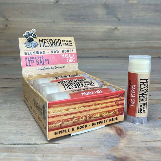 Lip Balm - Masala Chai - Handmade with Beeswax - Messner Bee Farm