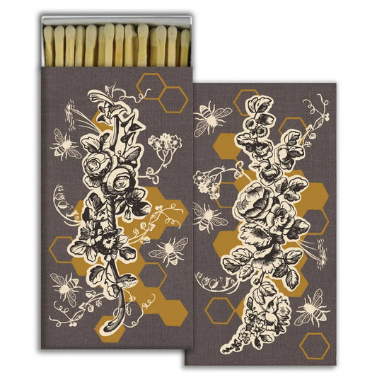 Matches in Decorative Box - Bee Bouquet - HomArt
