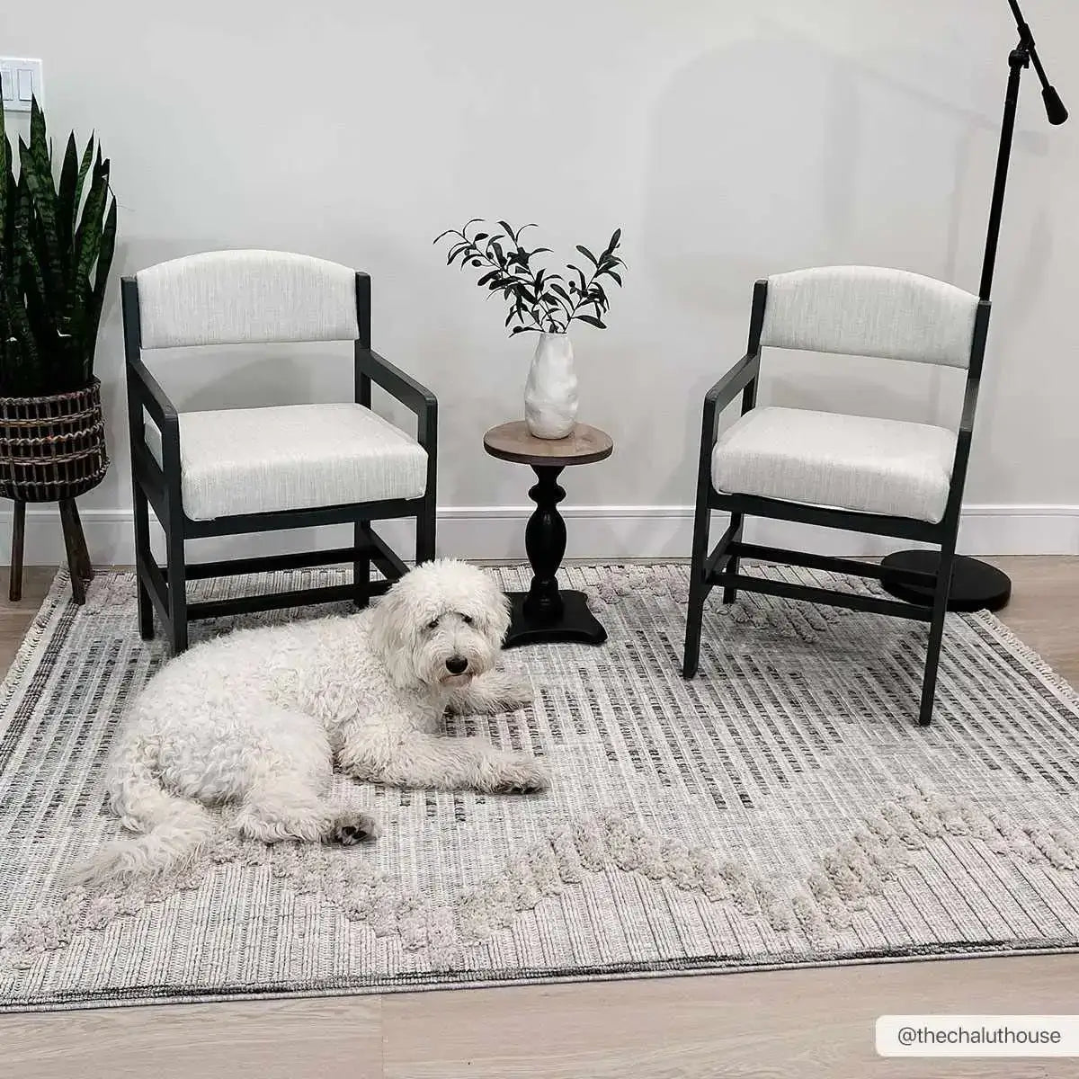Maulawin Cream High-Low Area Rug - Boutique Rugs