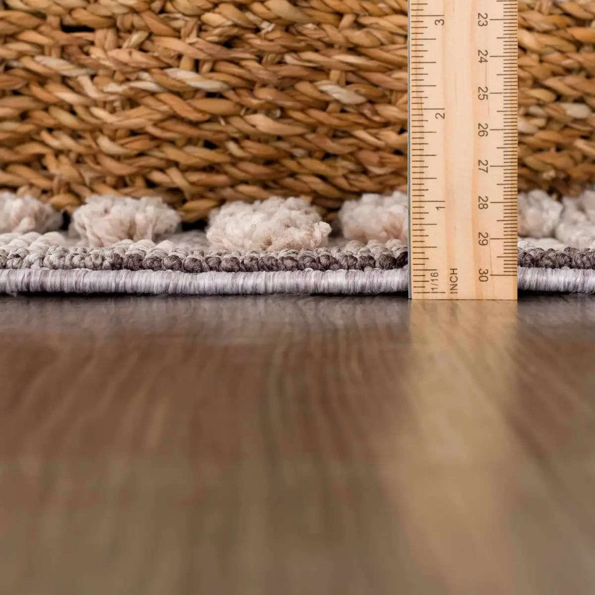 Maulawin Cream High-Low Area Rug - Boutique Rugs