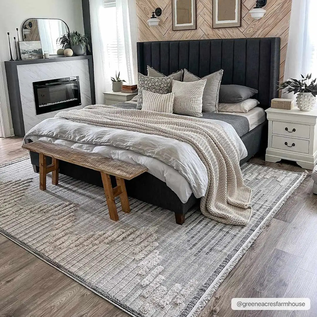 Maulawin Cream High-Low Area Rug - Boutique Rugs