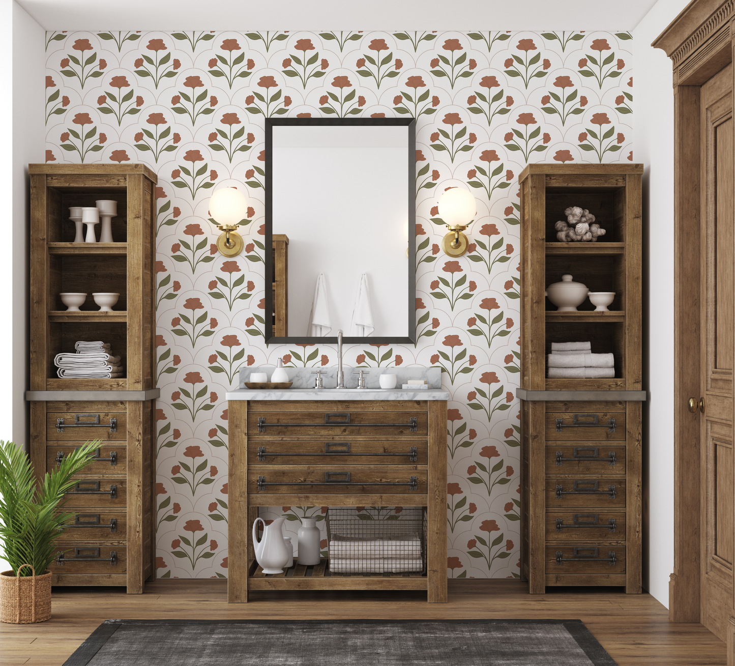 Nicole Wallpaper by Megan Lindsey Illustration - Loomwell Home Goods