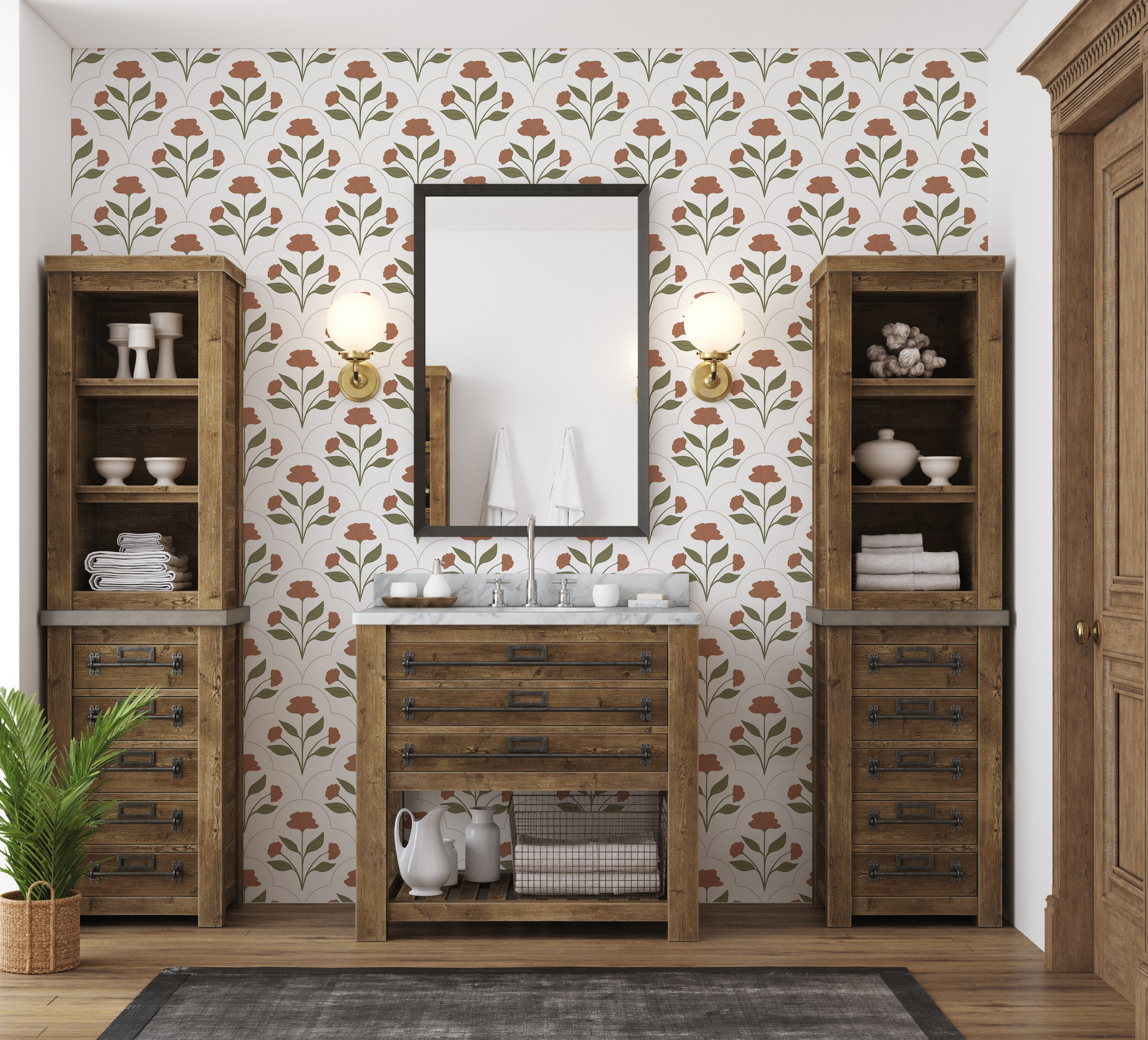 Nicole Wallpaper by Megan Lindsey Illustration - Loomwell Home Goods