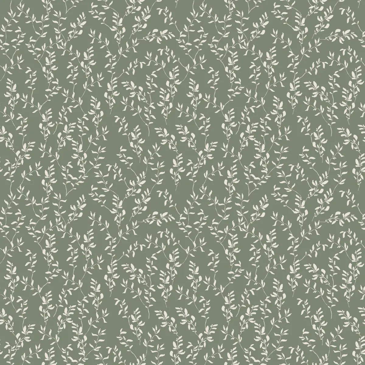 Maxine Wallpaper - Quiet Branches - by Creating to Love - Sample 1 foot by 1 foot / Green - Loomwell Home Goods